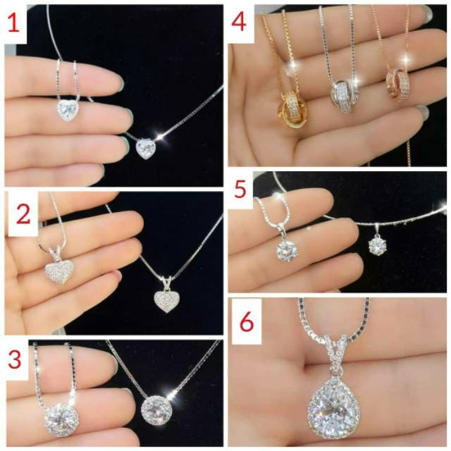 La Vienne - Kalung Titanium Wanita - 10 Variasi Najalena