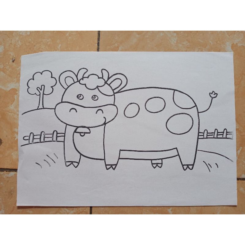 

Kertas Warna A4 Animal - Cow