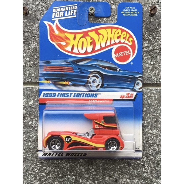 HOT WHEELS SEMI FAST 1999 DIE CAST TRUCK
