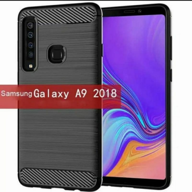 Samsung A9 2018 soft case silikon carbon