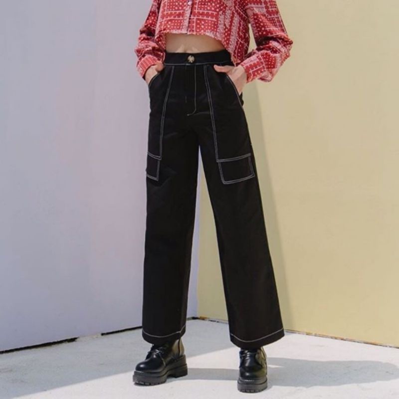 Amber Highwaits Pants By Frendly.id