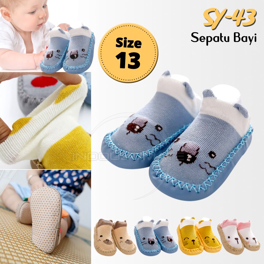 [COD] Sepatu Bayi Prewalker Laki Laki Perempuan Baby Shoes Sepatu Anak Murah Usia 1 Tahun Sepatu Anak Cewek Cowok Alas Kaki Bayi SY-43 Anti Slip Baby Shoes Alas Kaki Bayi Sepatu Sneakers Anak