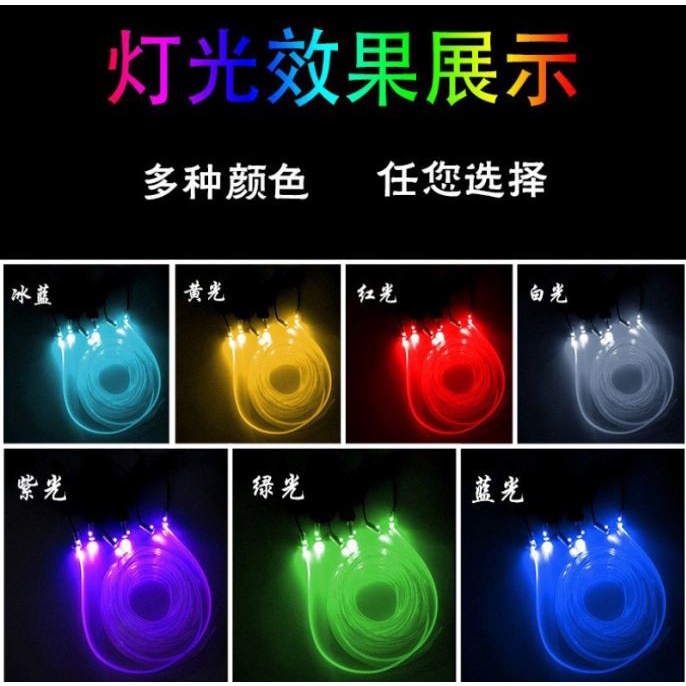 Lampu LED Ambience Light RGB Interior Mobil El wire Neon Laser 3 meter