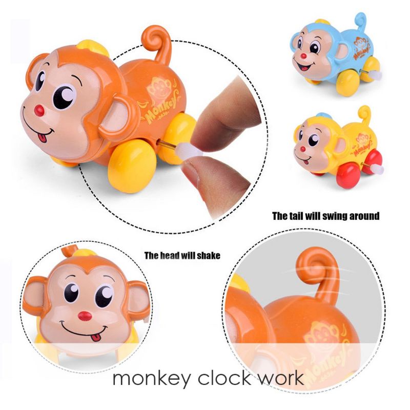 Clock Work Baby Toys Mainan Kunci Putar Mekanik Mainan Bayi Kura Kura Kepiting