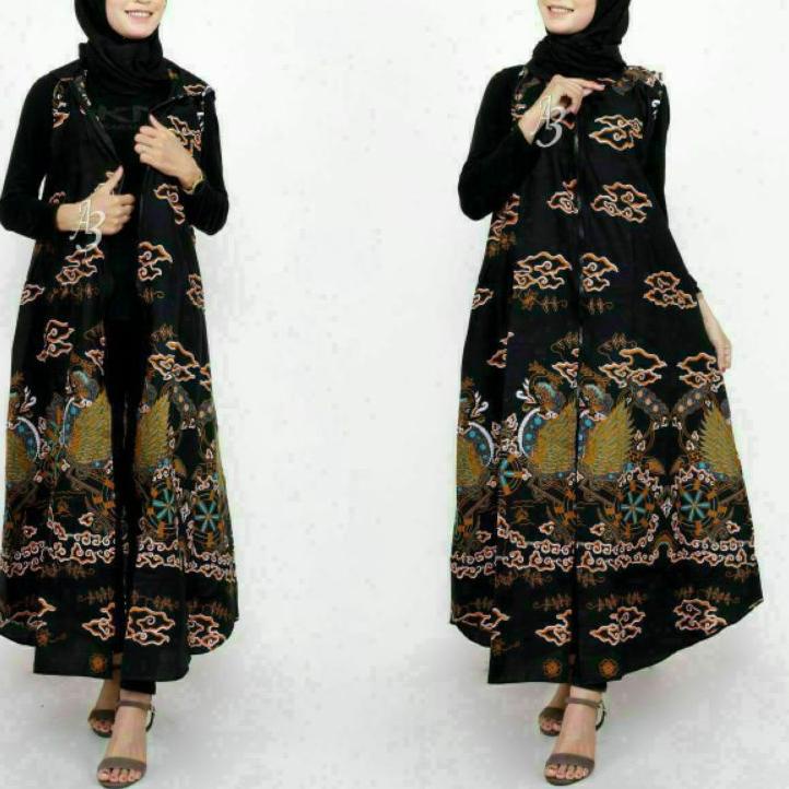 Koleksi Terbaru.. Outer batik JUMBO ld 130cm motif terbaru longcardi terlaris ld 120 Outer Batik Wan