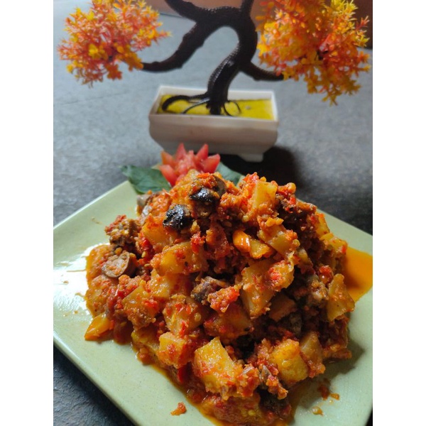 

Kentang Ati Balado 1kg (isi 3 pax vacum) (Ready)