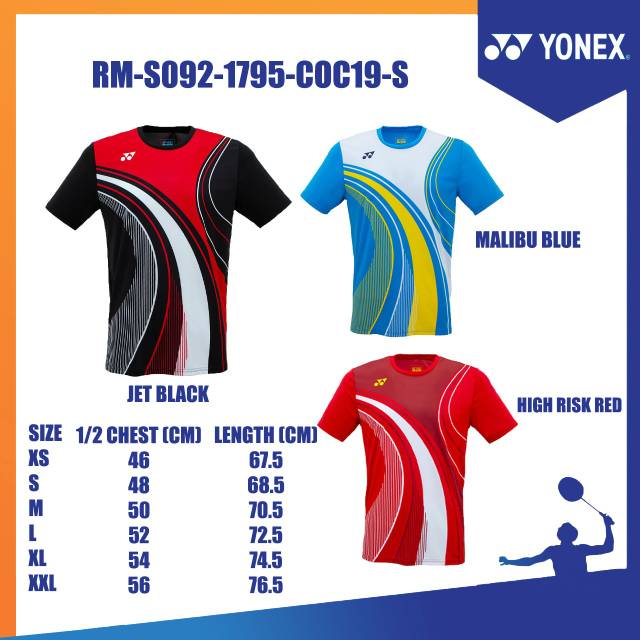 Baju yonex ori