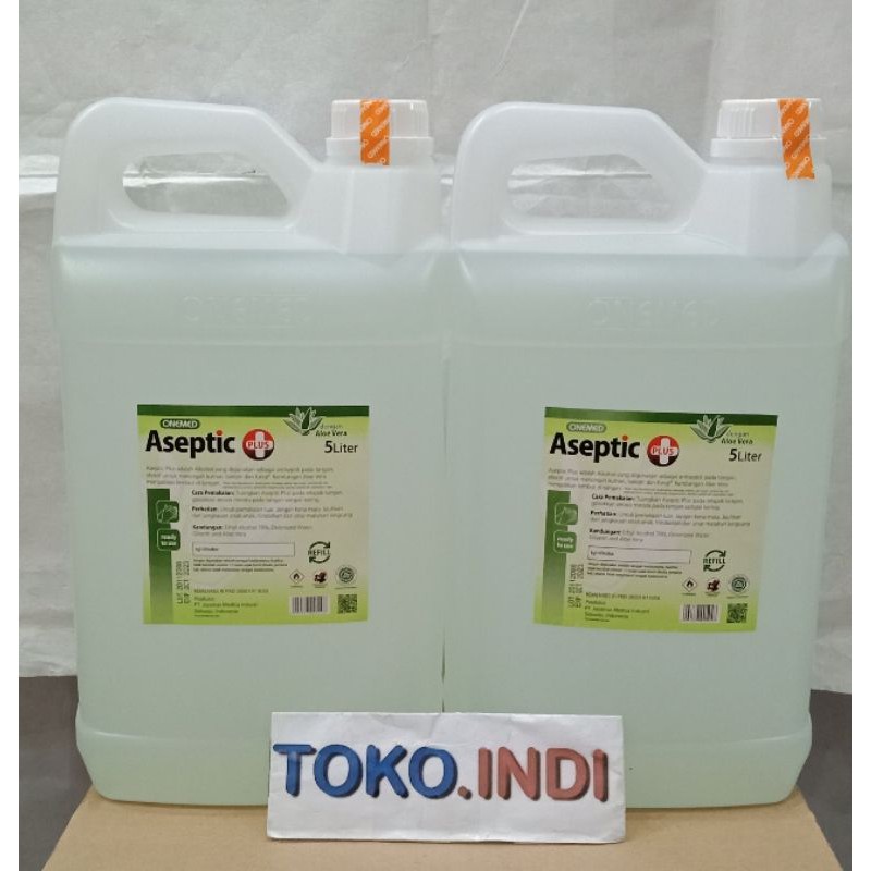 Aseptik plus 5 liter onemed / ASEPTIC Cair 5 Liter Onemed