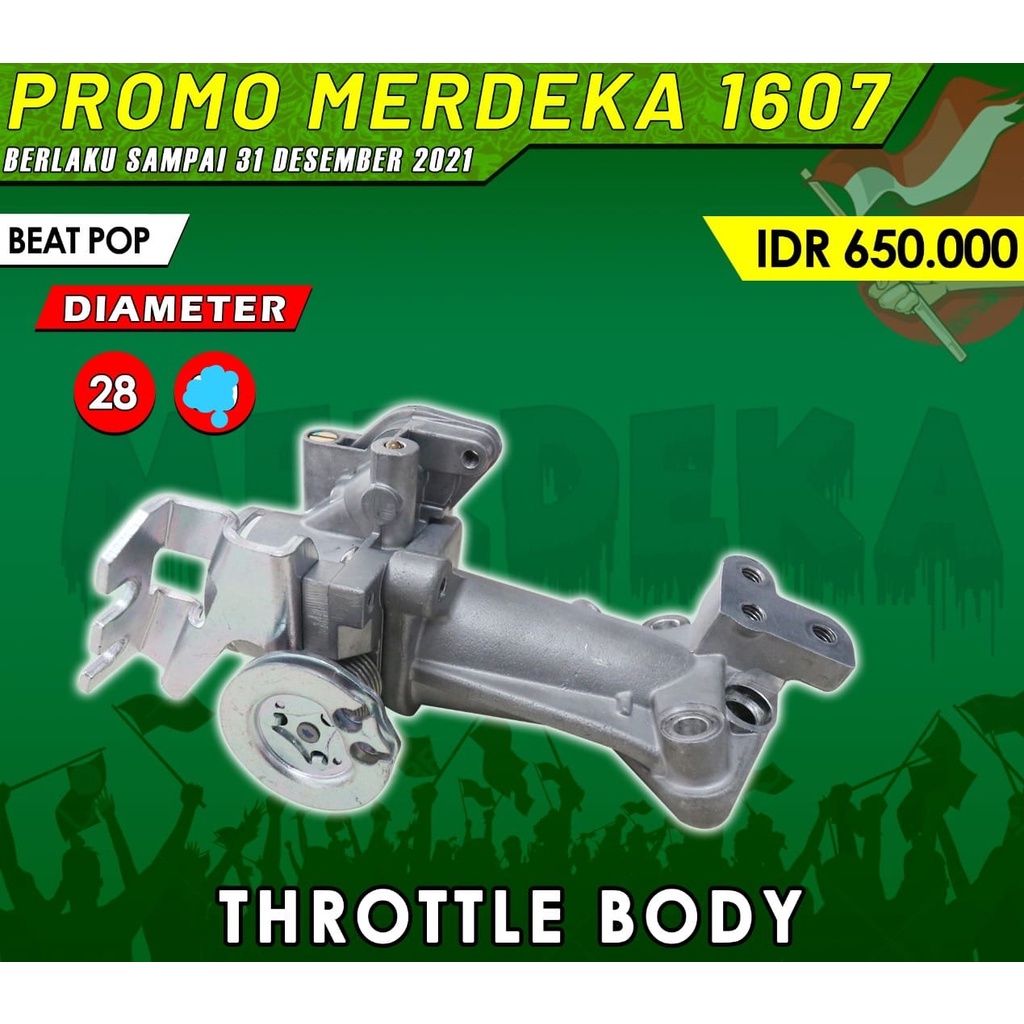 THROTTLE BODY BEAT SCOOPY FI POP STREET ESP BRT