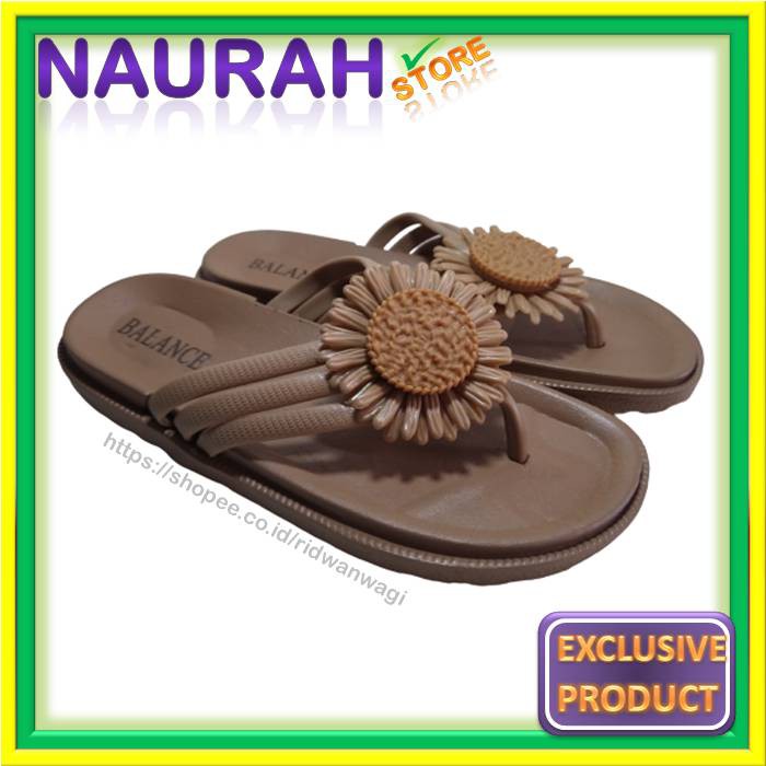 Sandal Wanita Balance 1607 K5 Original Sendal Jepit Matahari Jelly Impor Nice Lentur Ringan Lembut