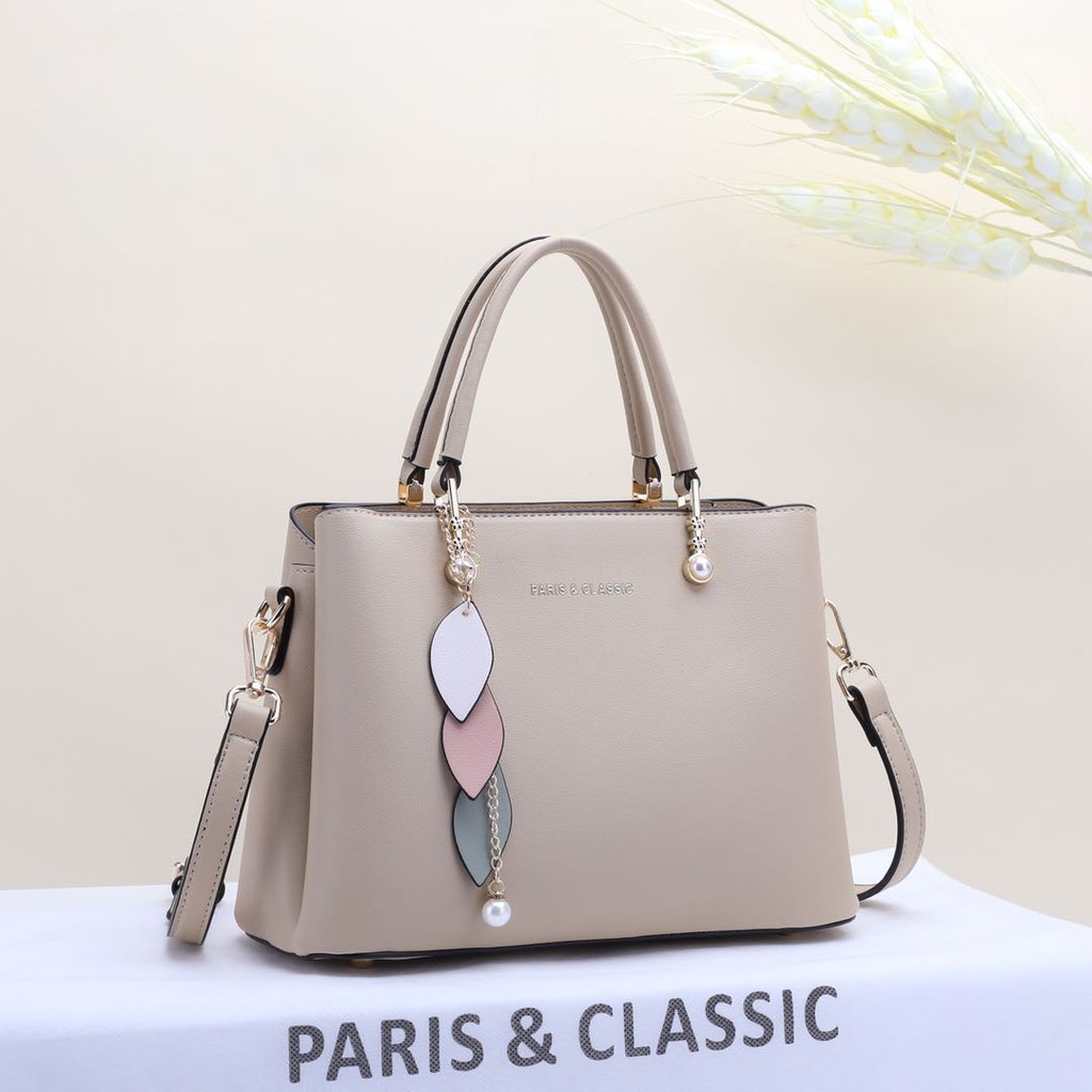 Paris Classic Tas Wanita Import Branded Original Terbaru Handbag Selempang Wanita Top Handle Bag Tas Fashion Wanita Import [PC 2040]