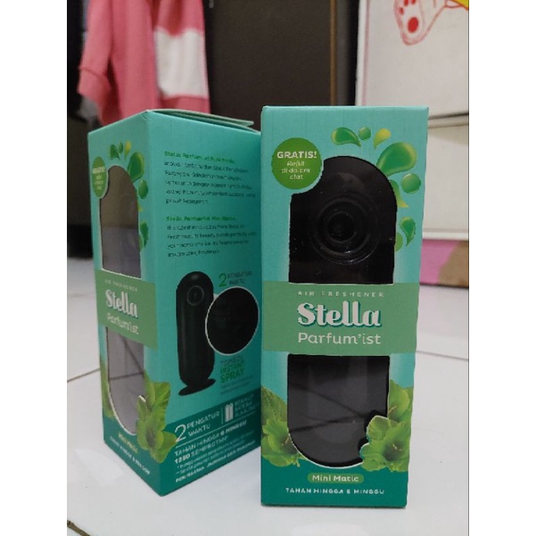 STELLA MINI MATIC PARFUM'IST - PENGHARUM RUANGAN (Caffee Latte &amp; Green Fantasy)