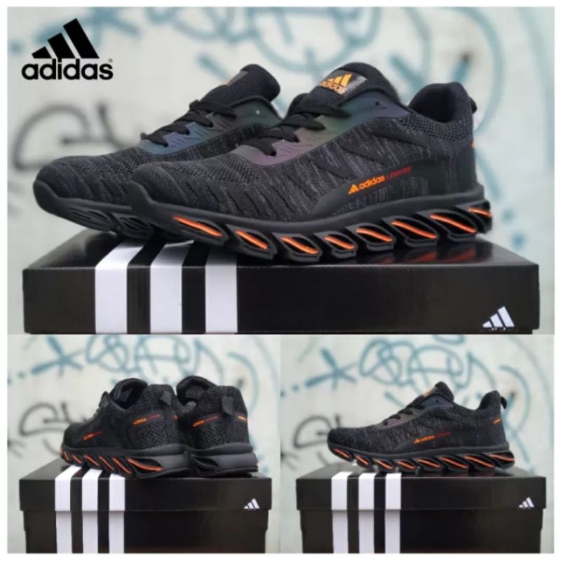 [ADIDAS BLACK] sepatu olahraga / sepatu joging pria / sepatu joging wanita /sepatu  adidas original 