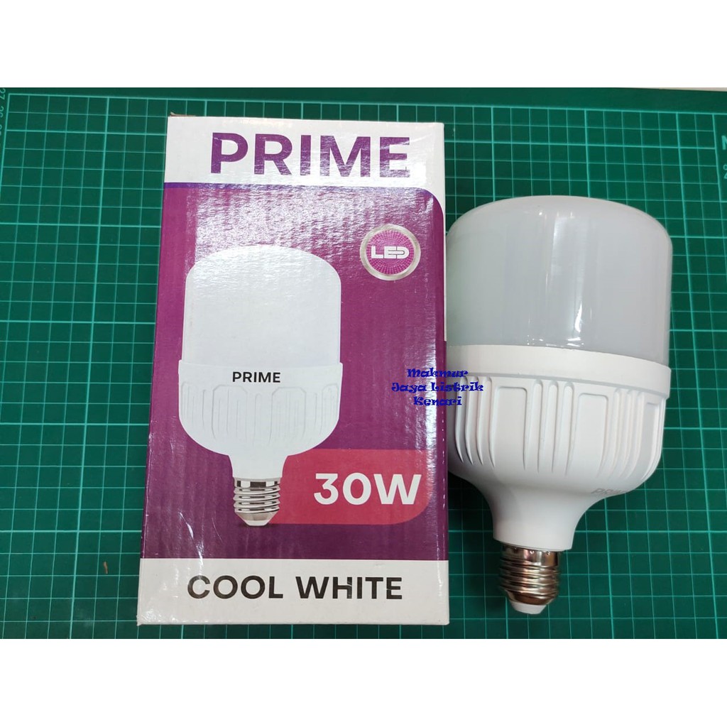 Prime LED Bulb Jumbo Kapsul 20 Watt 30 Watt 40 Watt Bohlam Putih