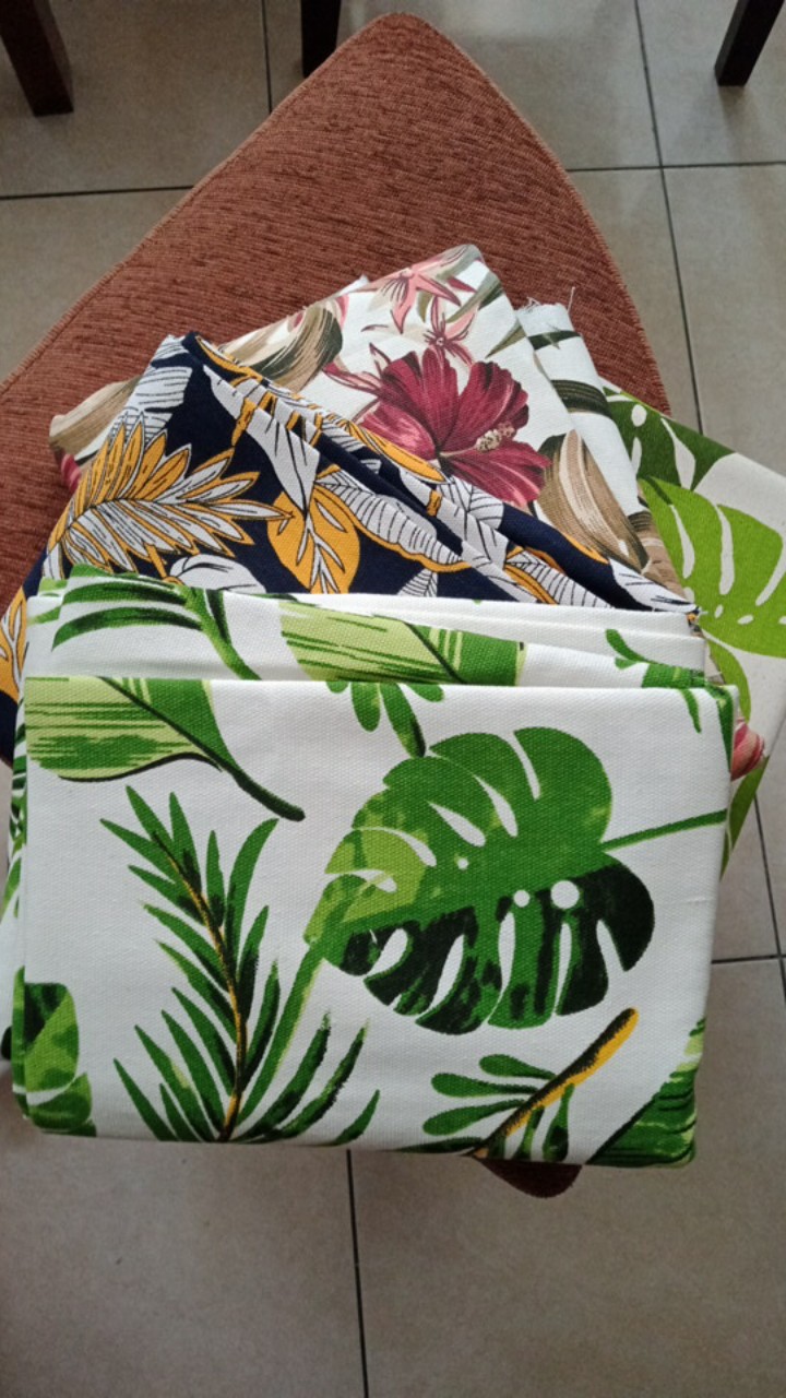 Kain Kanvas Motif Tropical - Kks Tropical