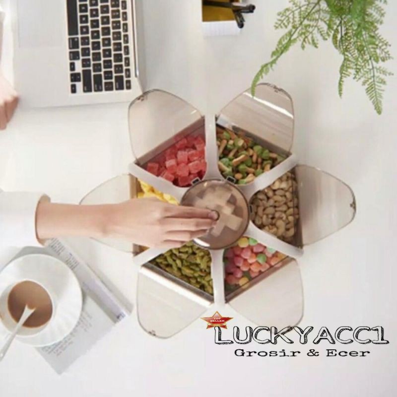 LC - TOPLES BUNGA LOTUS / TOPLES KUE/SNACK /Toples Bunga Lotus 6 Tray