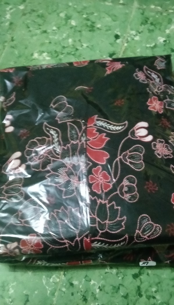 Batik Couple Keluarga Sania Ruffle Ori Ndoro Jowi Dnt Matahari Merah