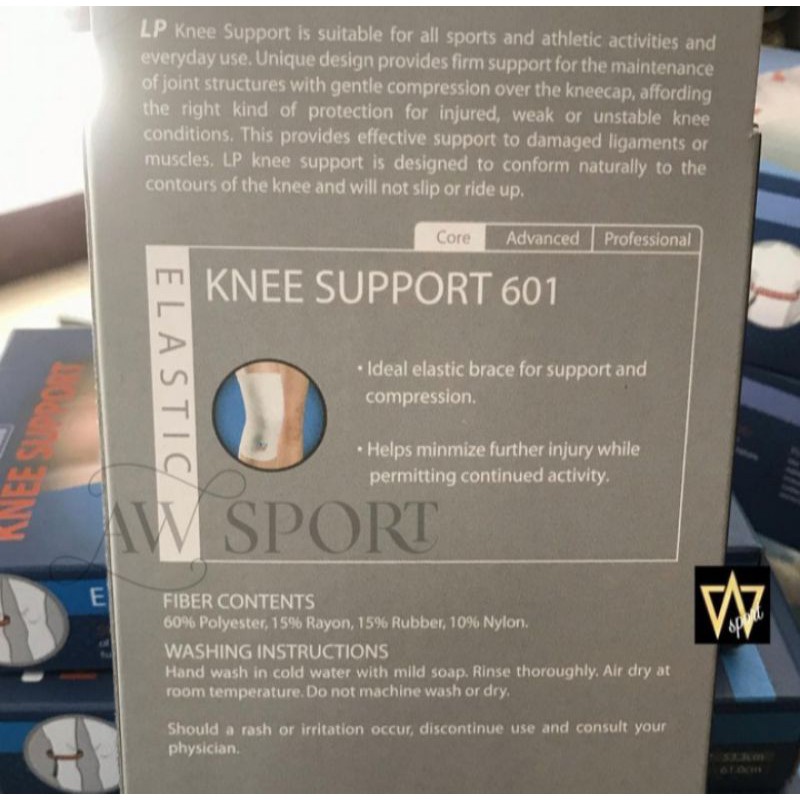 LP Support 601 / Knee Support LP 601 / Deker Lutut / Pelindung Kaki LP 601