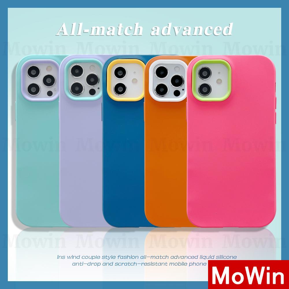 Mowin - Casing Silikon Iphone 13 Pro Max 13 Pro Max 12 Pro Max 7 Plus 11 Pro Max Warna Permen