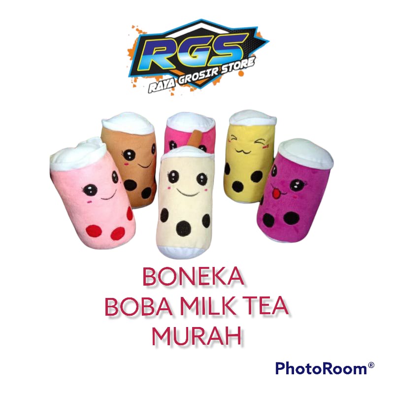 BONEKA BOBA MILK TEA MURAH UKURAN S