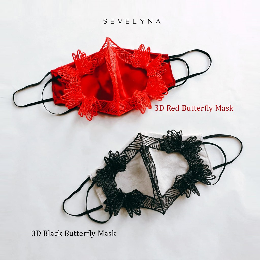 Download Sevelyna Fw21 Butterfly 3d Mask Shopee Indonesia