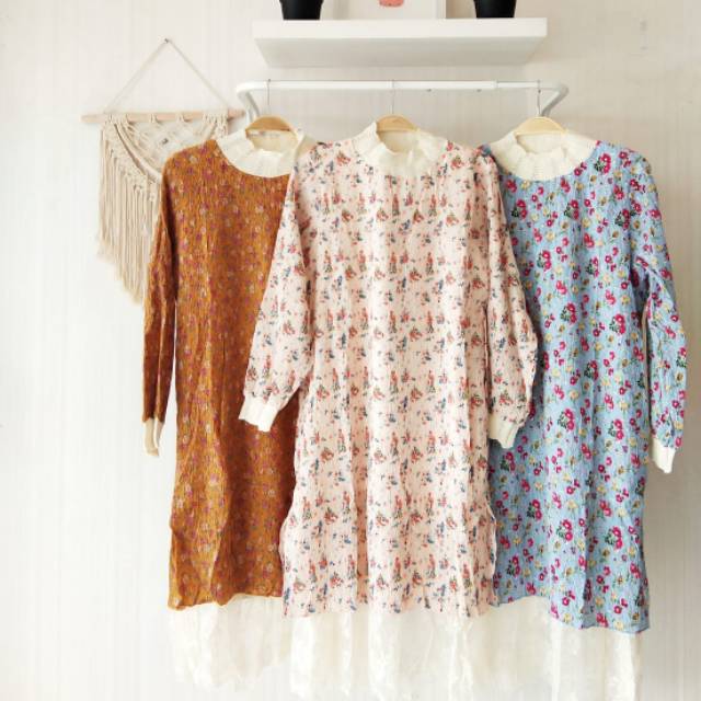 Tunik dress import / long tunik import