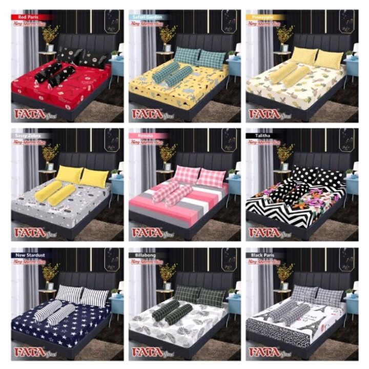 Rc Fata Sprei Fata Dispers King 180x200 New Motif Zoya Belinda Orelia Talitha Alexa Azmi Widuri