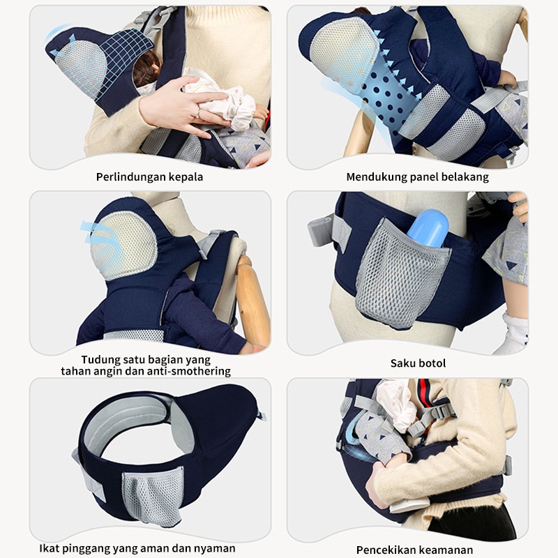 Gendongan Bayi M Shape / Gendongan Bayi SSC / Baby Carrier / gendongan bayi hipseat dialogue / Gendongan Depan