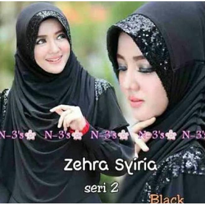 Hijab Syria Zehra Jilbab Instant Bergo Siria Zehra PROMO /Outwear Muslim
