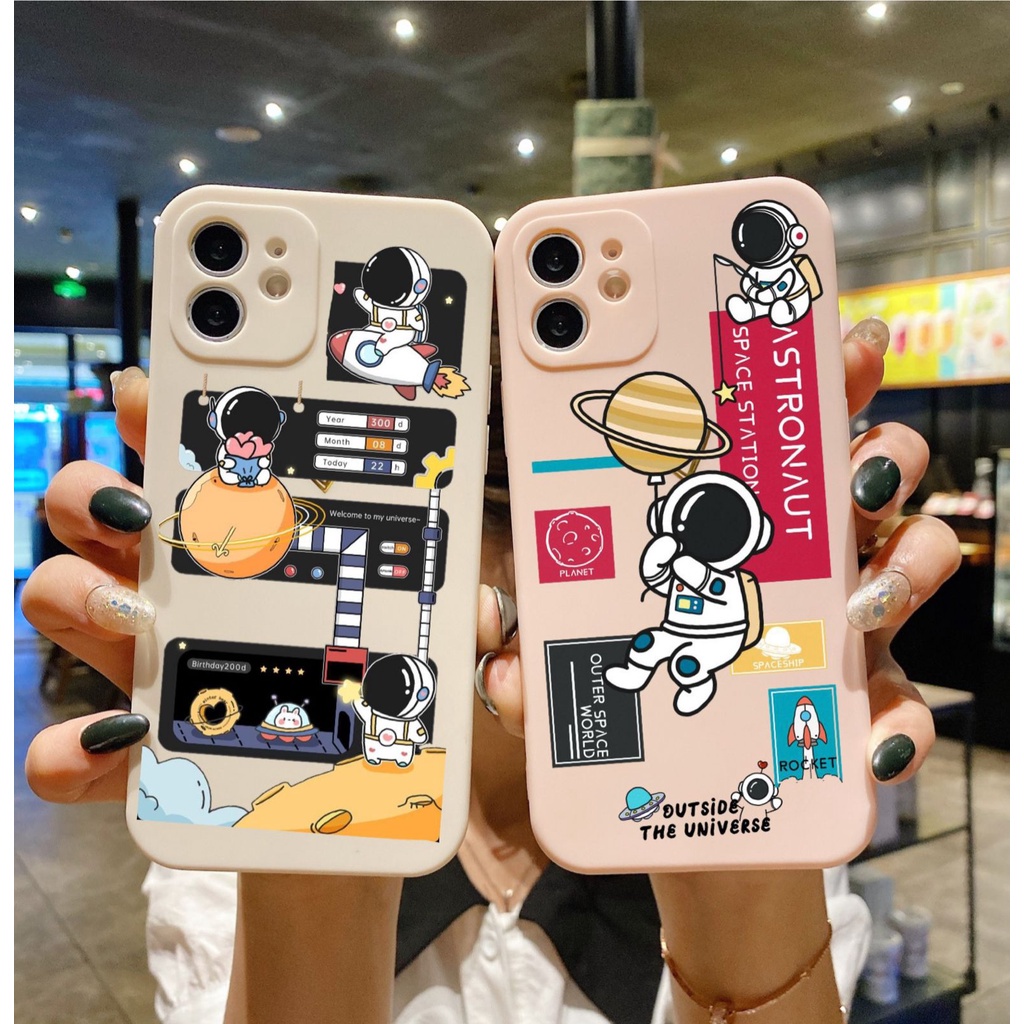 BB16 Softcase Matte Astronot for Samsung J2 J3 J4 J4+ J5 J6 J6+ J7 Note 10 10+ 20 Ultra Lite S10 S20 S21 S22 FE 5G Prime Pro