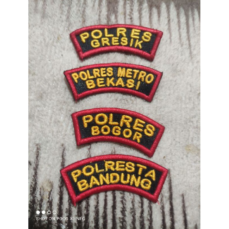 Bordir Lokasi Polres