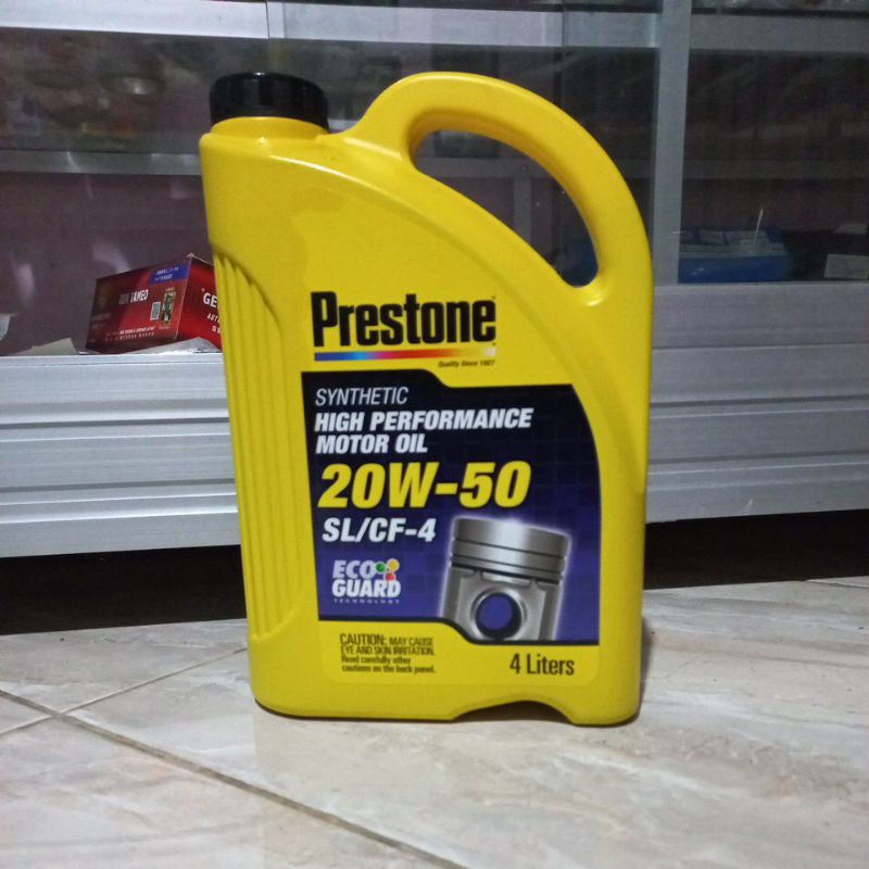 oli mesin prestone 20W-50 bonus 1botol oli rem
