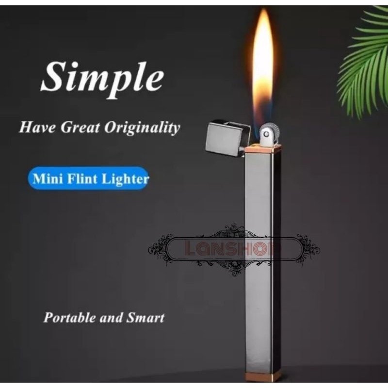 KOREK API UNIK SLIM GAS LIGHTER