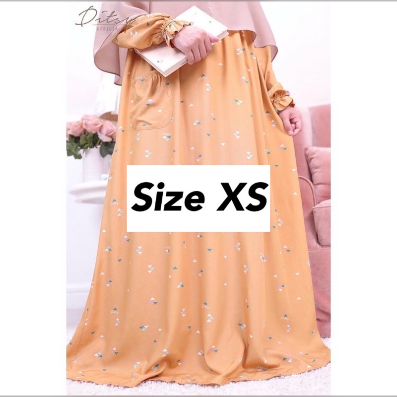 Ditsy September 2021 XS Kalmio Mustard Nightgown Gamis