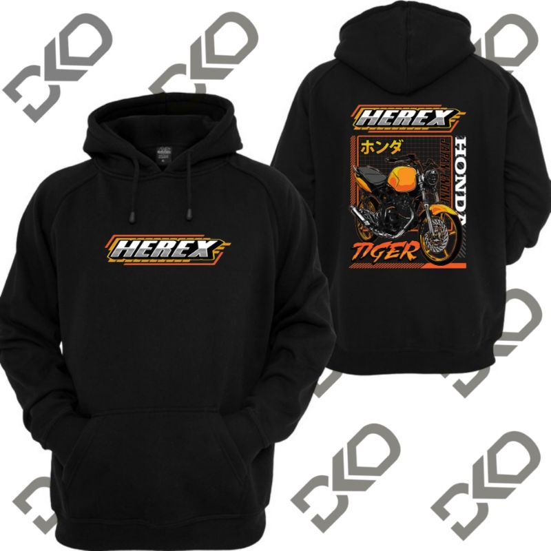 JAKET HOODIE HONDA TIGER HEREX