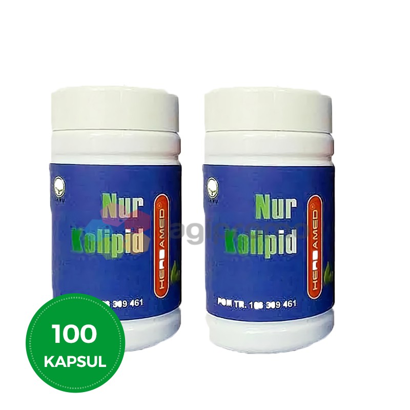 

Herbamed Nur Kolipid Obat Kolestrol Lemak Darah Alami 2 Botol