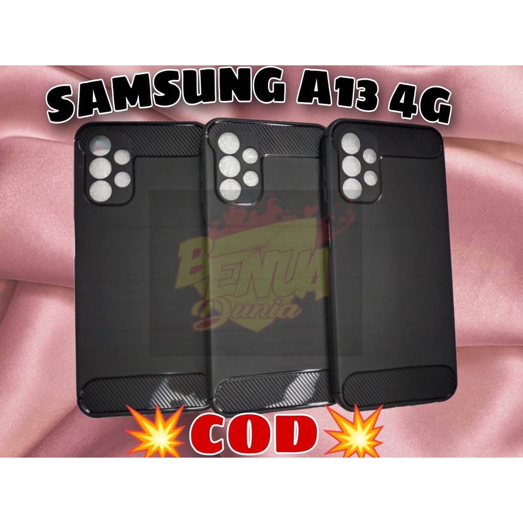 CASE IPAKY KARBON SAMSUNG M23 5G // SOFTCASE KARBON BLACK ONLY SAMSUNG M23 5G - BD