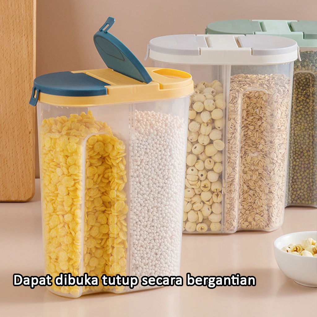 Food Storage Jar |  Tempat Penyimpanan Cereal  | Kontainer Makanan Kitchen Storage Bottle