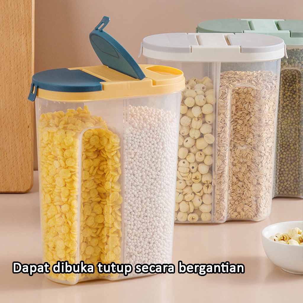 Food Storage Jar |  Tempat Penyimpanan Cereal  | Kontainer Makanan Kitchen Storage Bottle