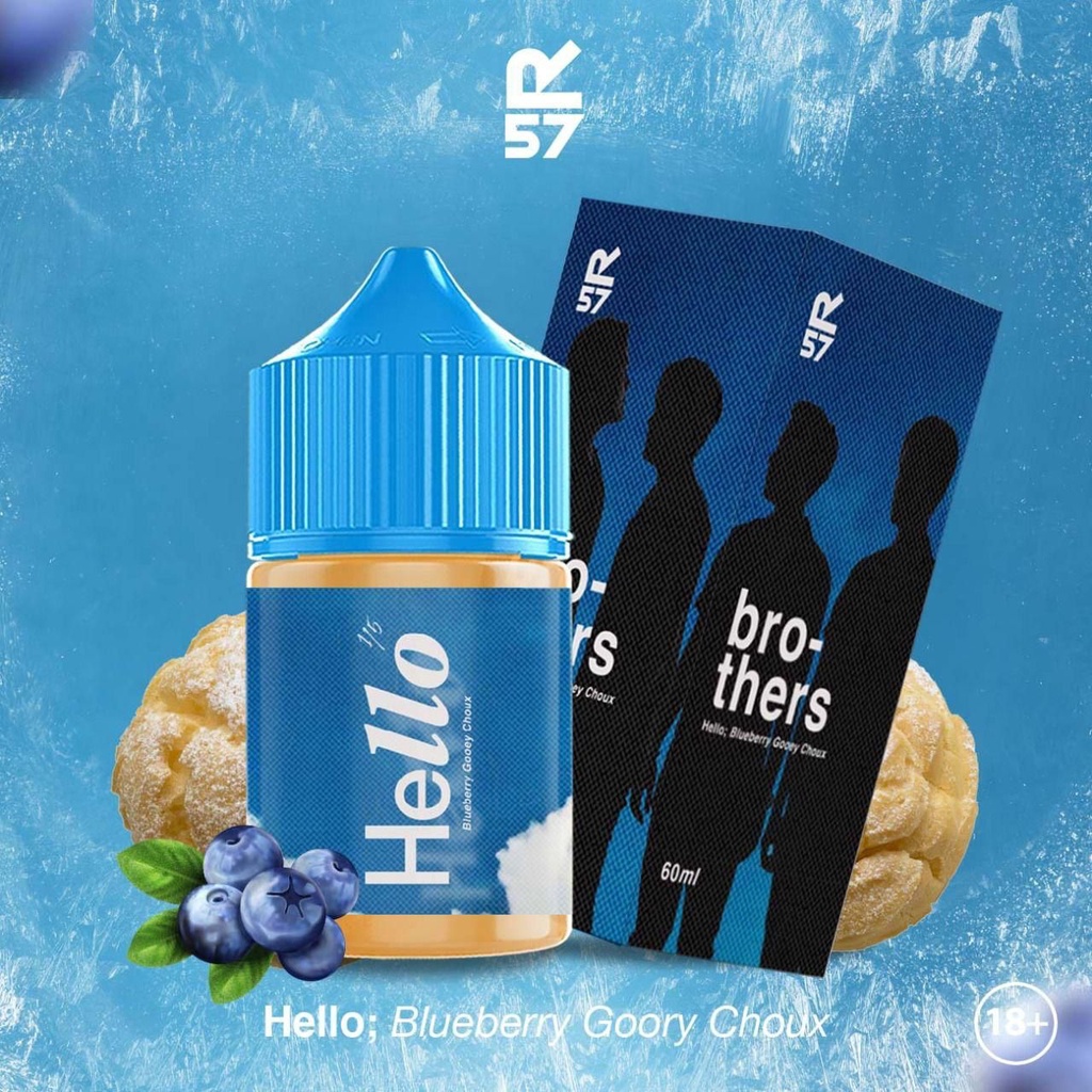 HELLO H57 BLUEBERRY GOORY CHOUX 60ML by H57 x Brothers