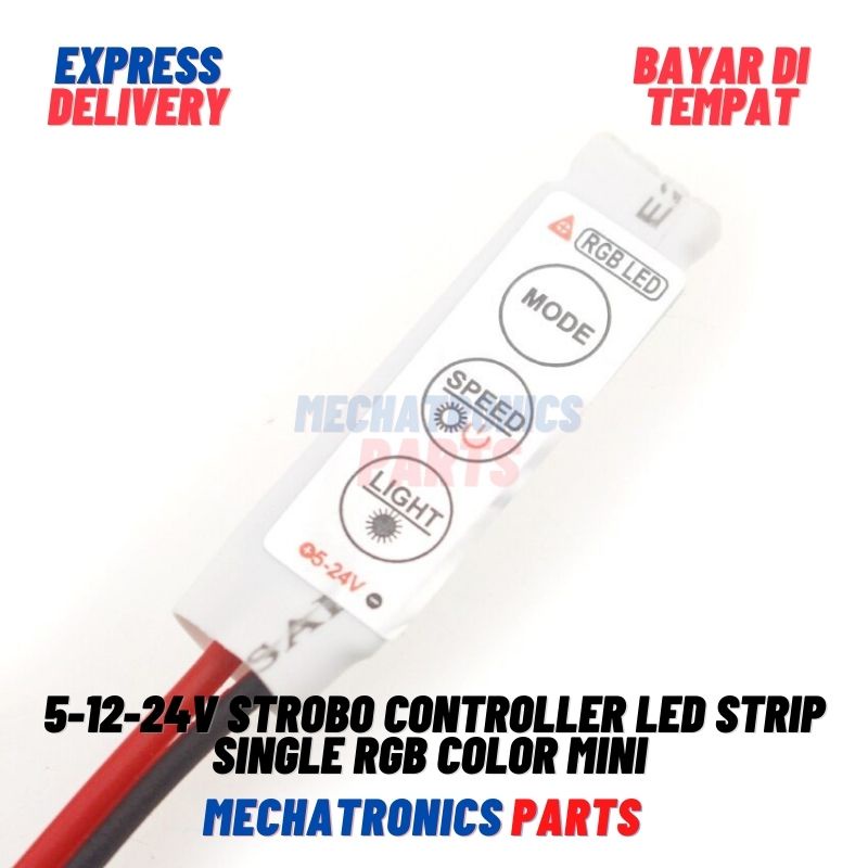 [DSP-9285] 5-12-24V CONTROLLER LED STRIP SINGLE RGB COLOR MINI MODUL SMD 2385 5050 3528 MANUAL