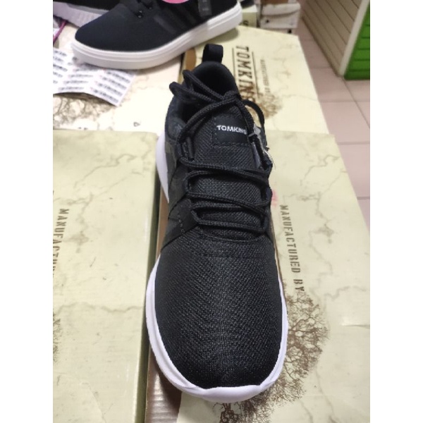 Tomkins Sepatu Sekolah wanita perempuan cewek anak anak remaja dewasa sekolah hitam pendidikan kolek