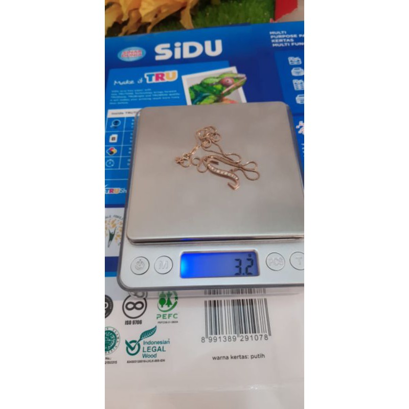 kalung huruf S dan E