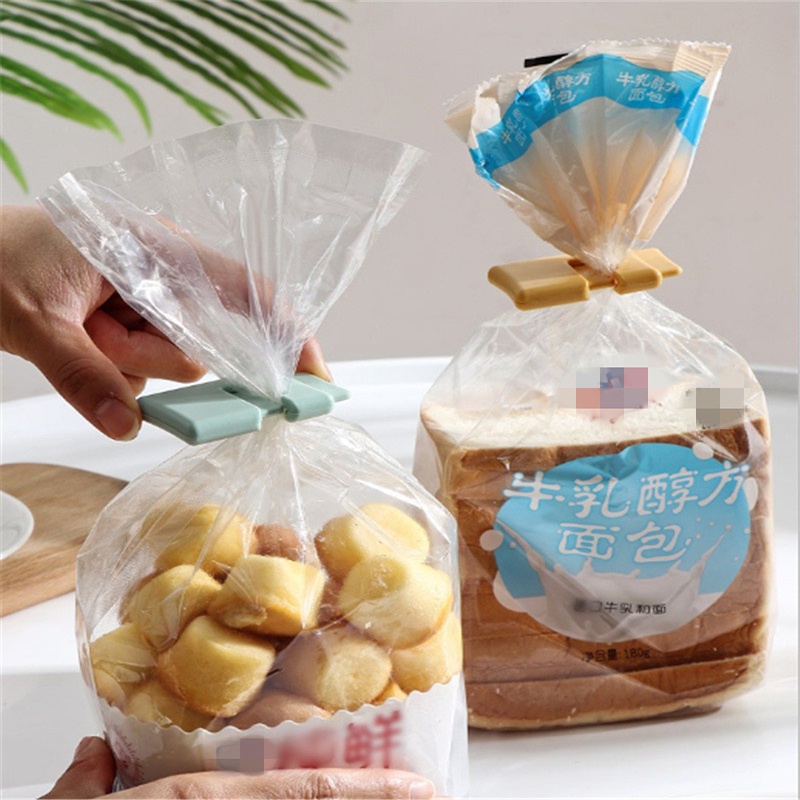 Klip Penyegel Kantong Snack / Roti Model Kancing Dapat Digunakan Kembali