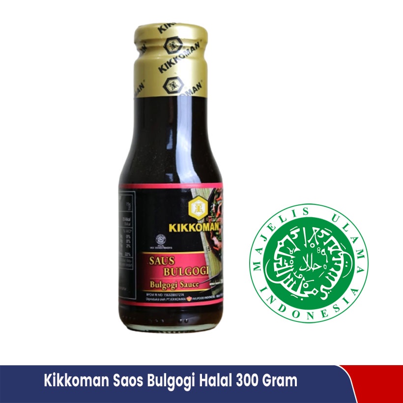 

Saus Bulgogi Kikkoman Saos Korea Halal 300 Gram