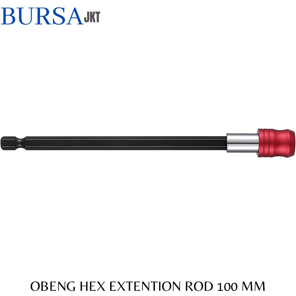 OBENG MAGNET  HEX EXTENSION 1/4 60 - 100 MM PEMANJANG BOR MATA OBENG