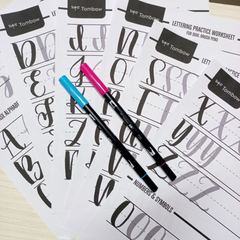 

Paket Belajar Calligraphy Tombow Dual Brush + Kertas Latihan Lettering // Dimino