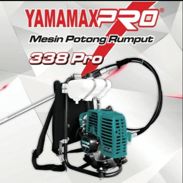 Mesin Potong Rumput Gendong Bensin Matrix 2 Tak Yamamax 338 Pro