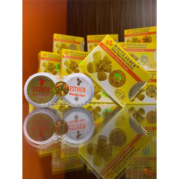 PAKET HEMAT ESTHER CREAM WHITENING GOLD WHITE ORIGINAL