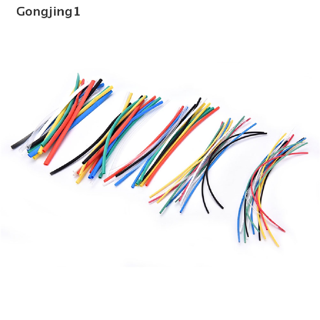 Gongjing1 70pcs Tabung Pembungkus Kabel 2: 1 8 Ukuran